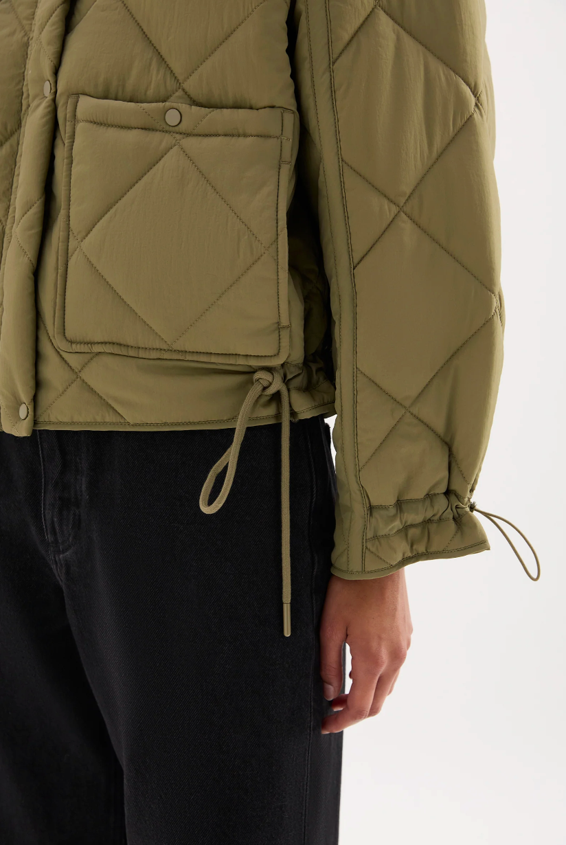 NUDE LUCY Sloane Puffer Jacket SAGE