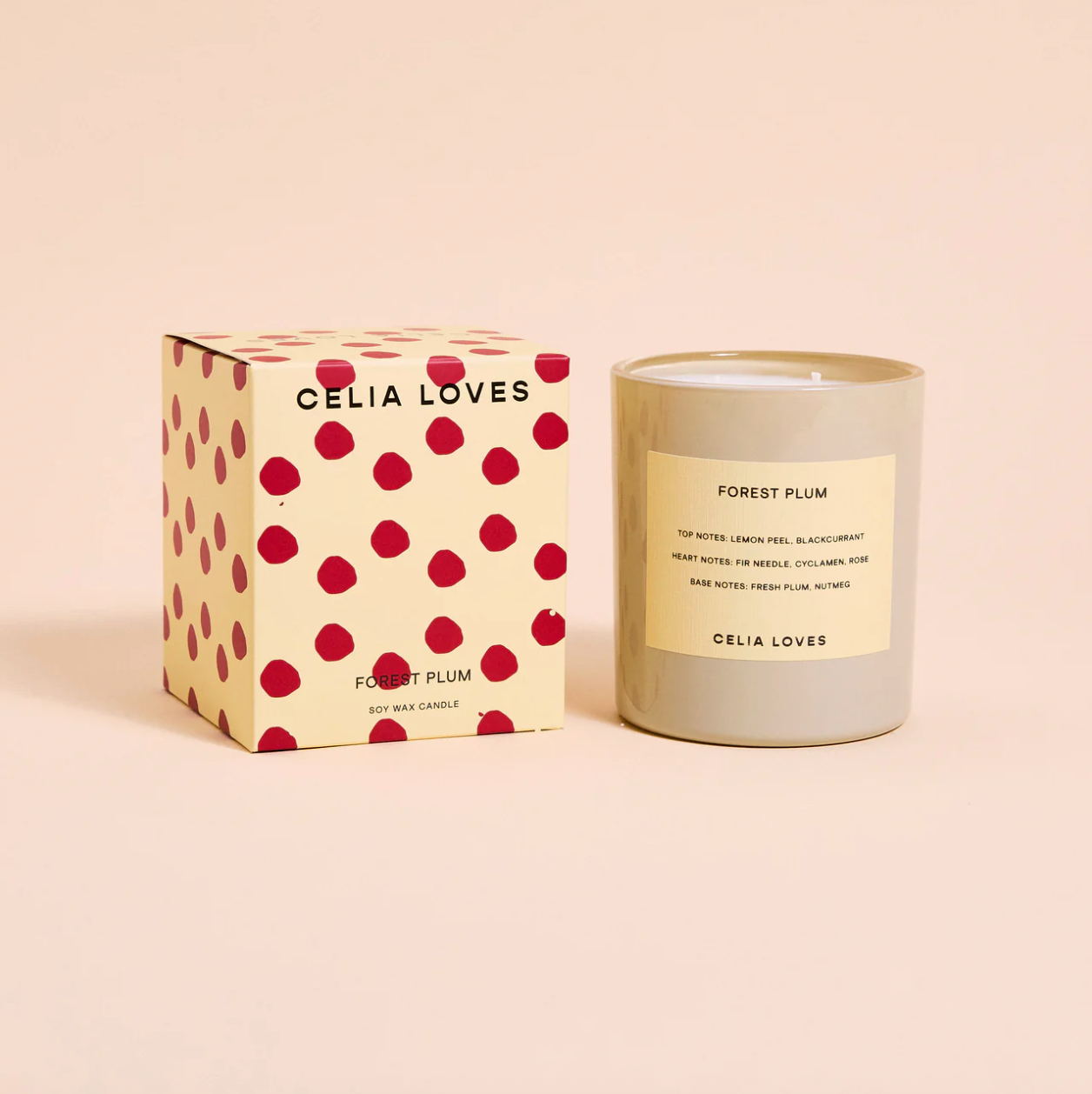 CELIA LOVES 80hr Candle FOREST PLUM