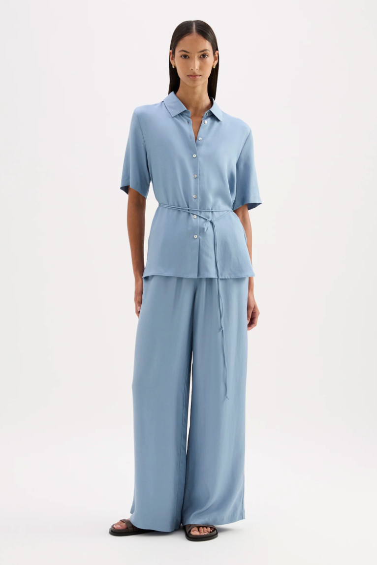 NUDE LUCY Lawton Tencel Pant FROST