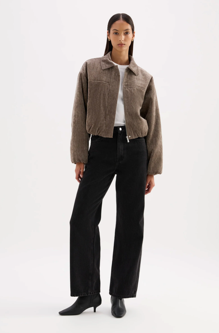NUDE LUCY Sabina Bomber DRIFTWOOD