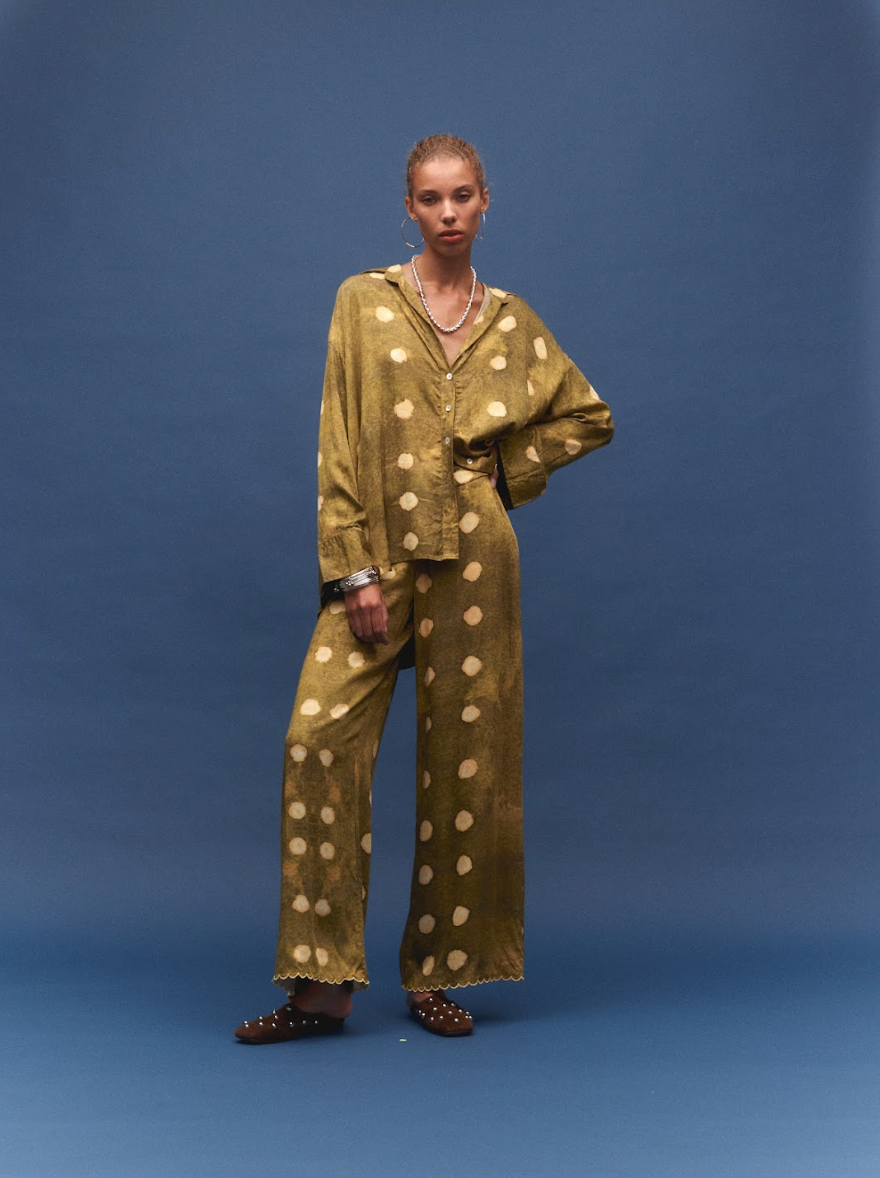 KINGA CSILLA LA Olivia Spot Dorato Shirt