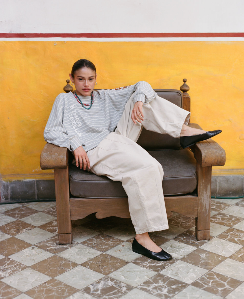 KINGA CSILLA Smoke Stripe Med Jumper