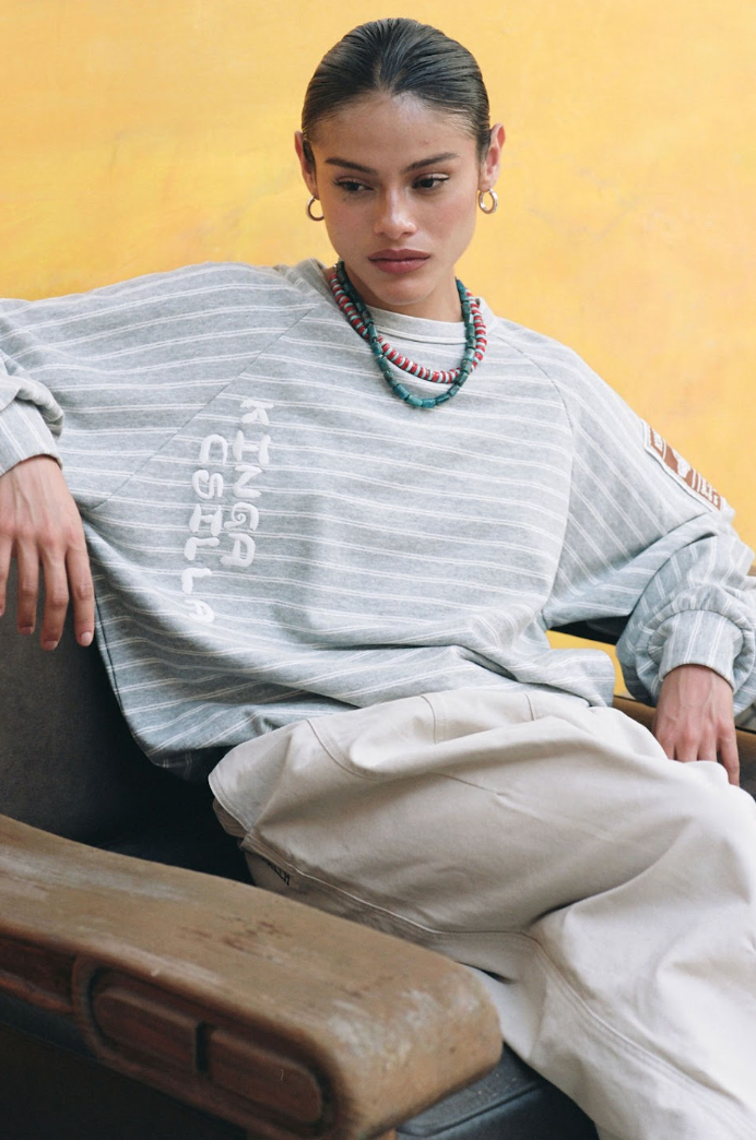 KINGA CSILLA Smoke Stripe Med Jumper
