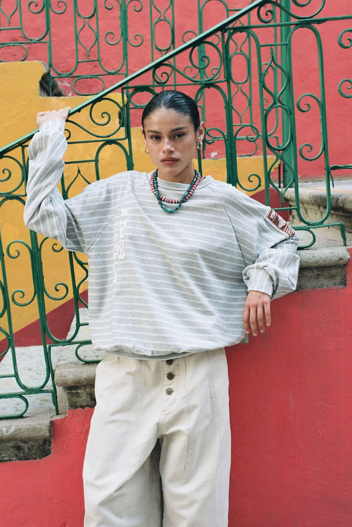 KINGA CSILLA Smoke Stripe Med Jumper