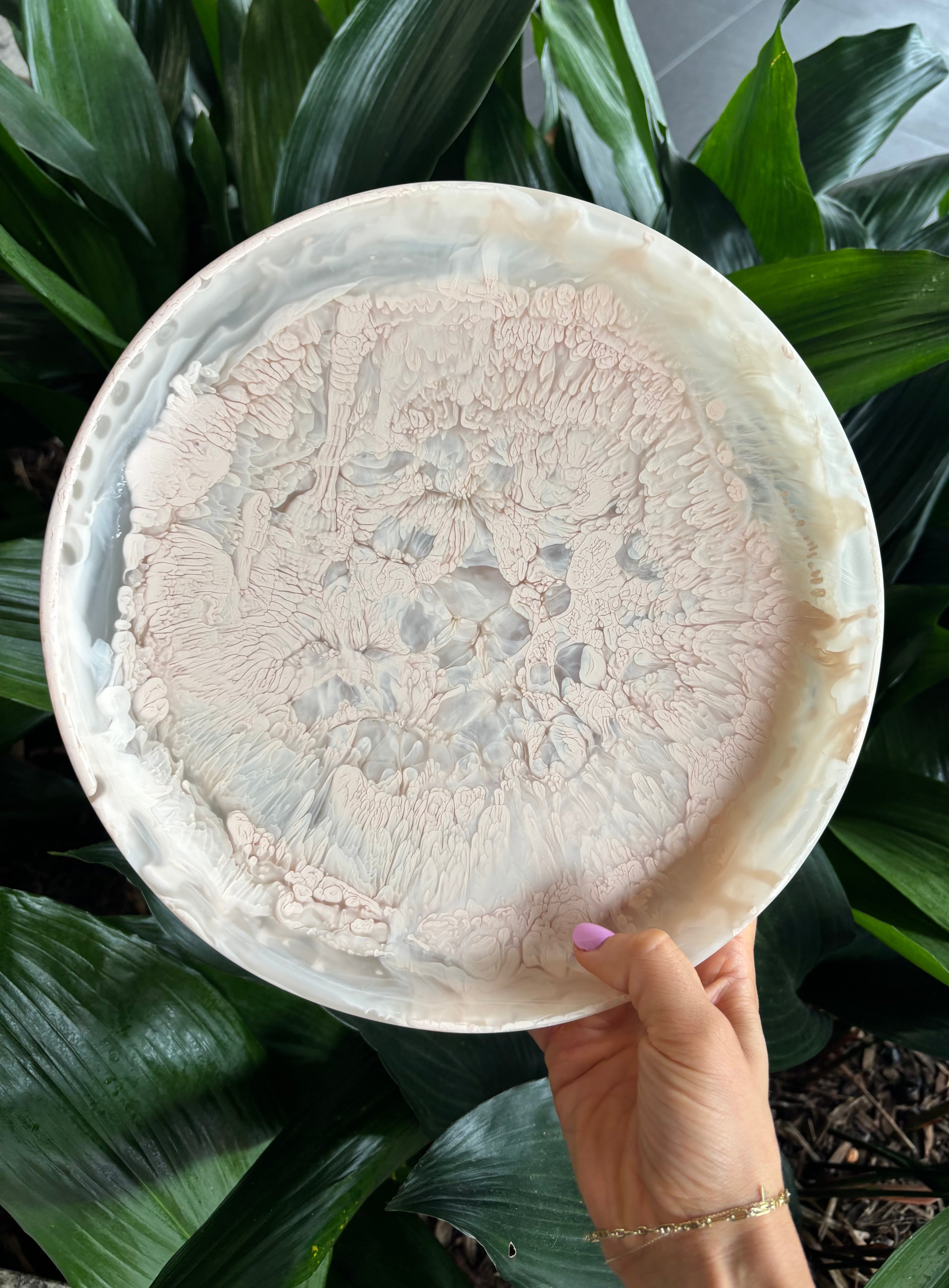 NASHI Signature Round Platter SMALL BLUSH