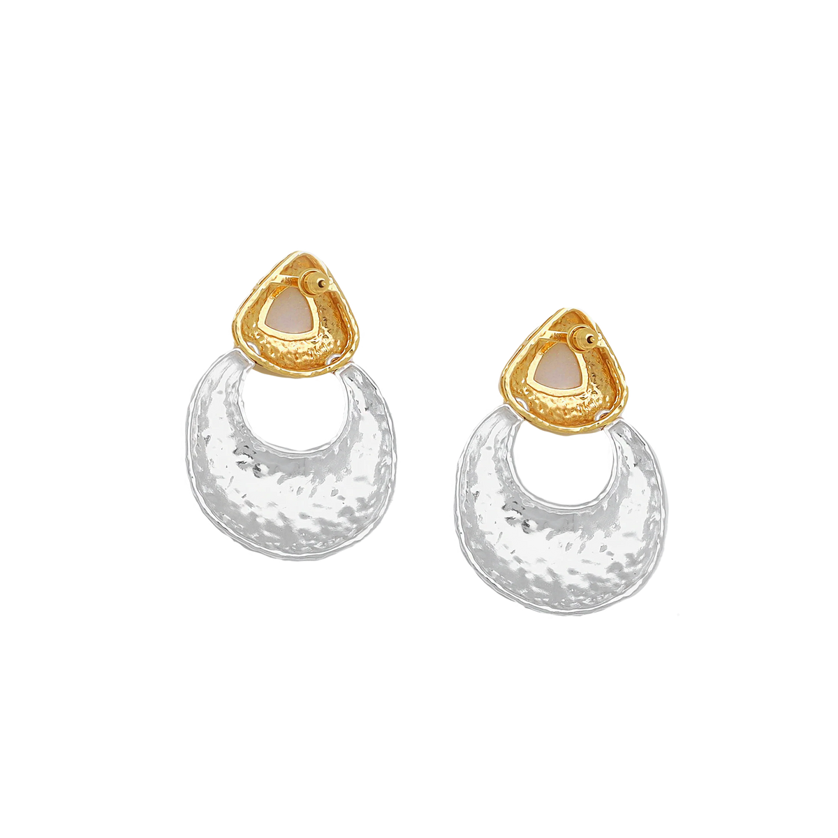 MOUNTAIN & MOON Soleil Earrings TWO TONE