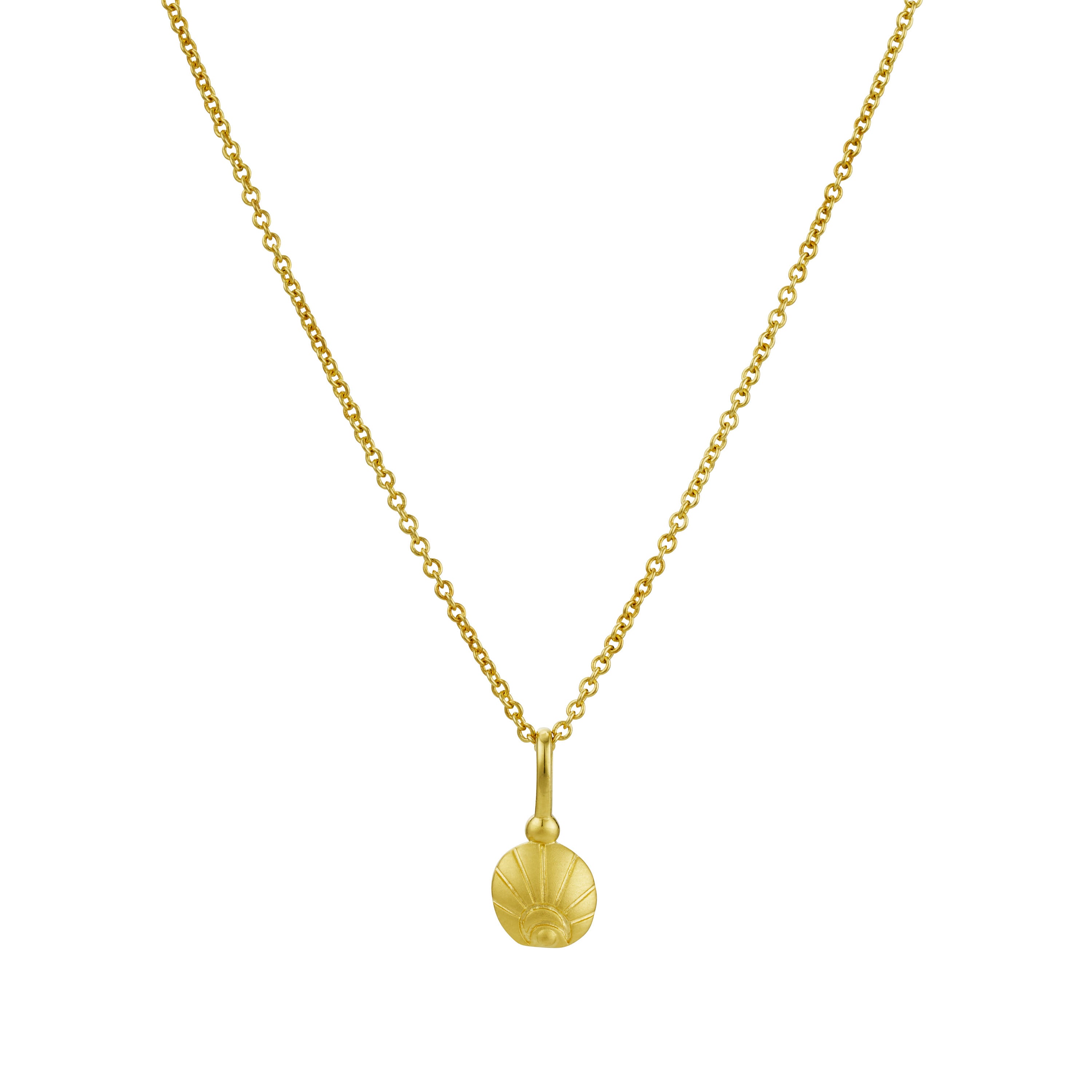 MURKANI Soul Protector Shell Charm Necklace GOLD