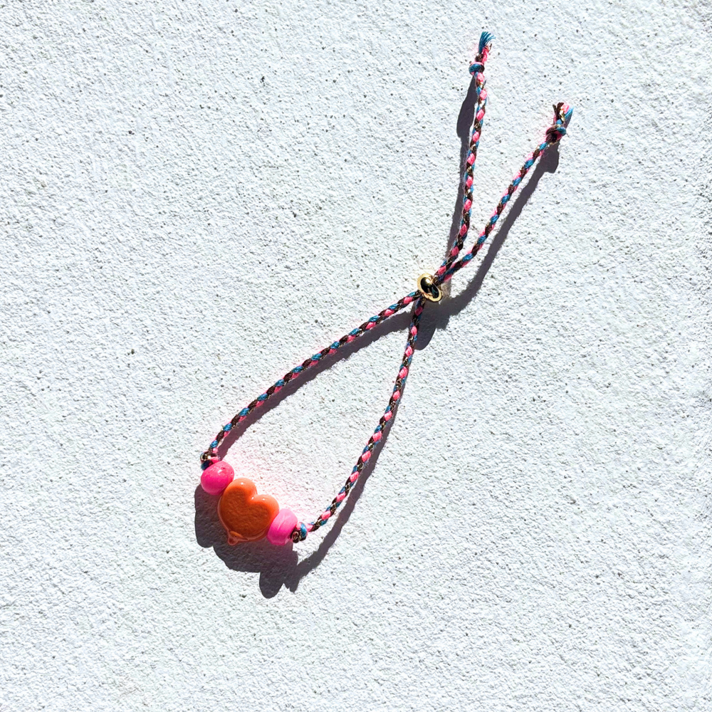 HEI TAI Suzie Heart Bracelet ORANGE
