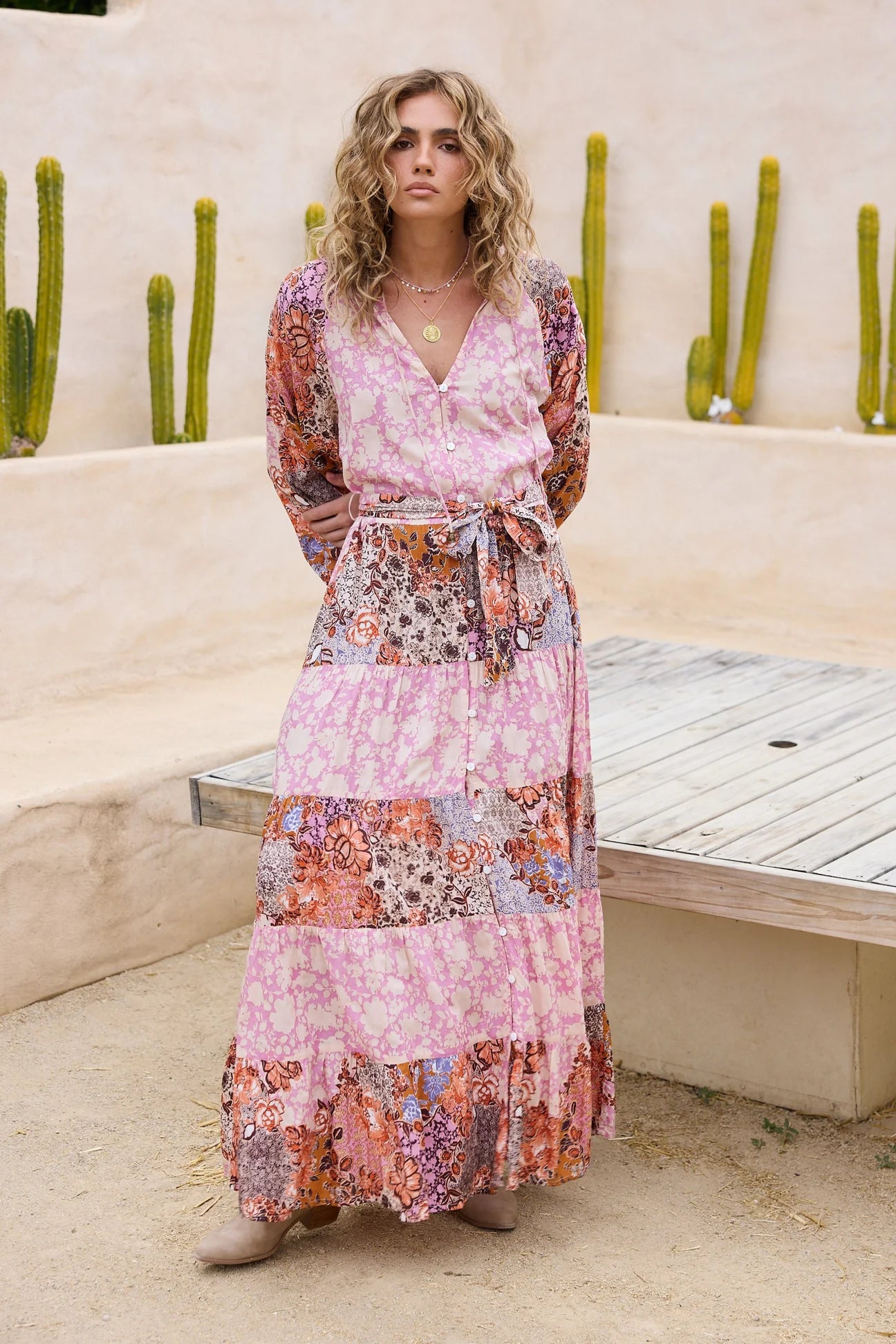TALISMAN Dream Weaver Maxi Dress MEADOW MUSE
