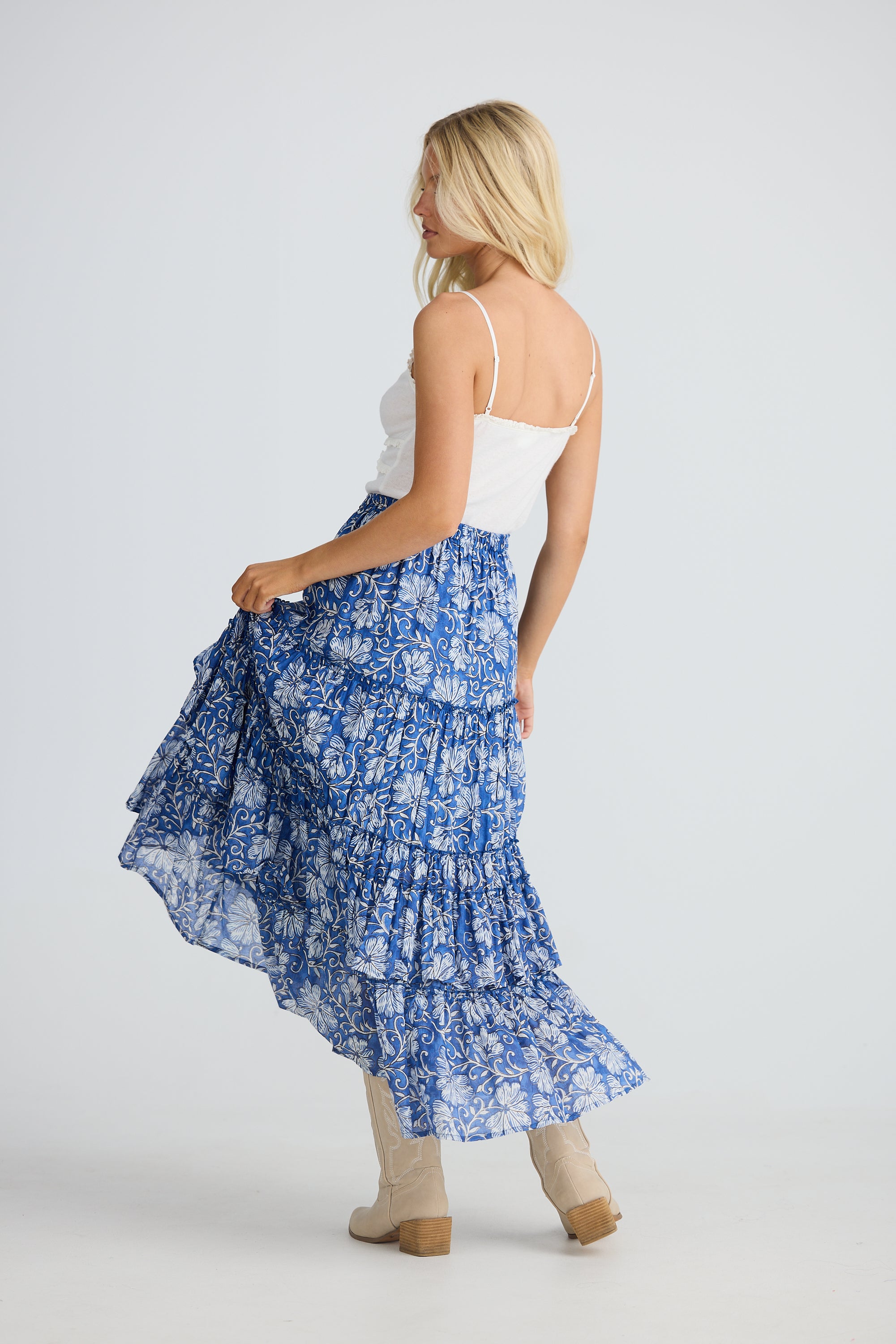 TALISMAN Sassy Skirt BLUE BLOSSOM