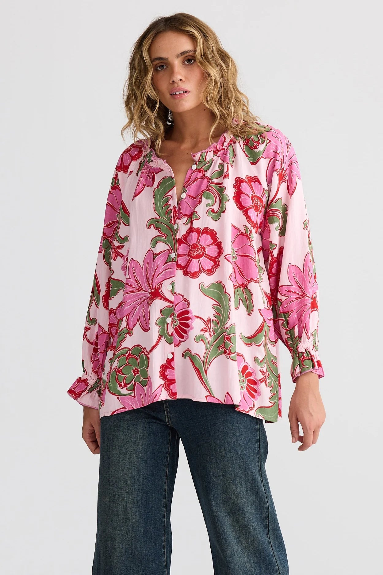 TALISMAN Gemini Blouse PINK IBIZA
