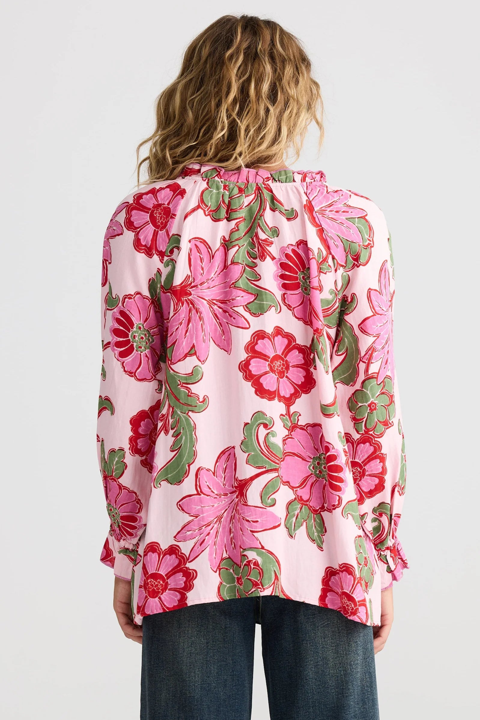 TALISMAN Gemini Blouse PINK IBIZA