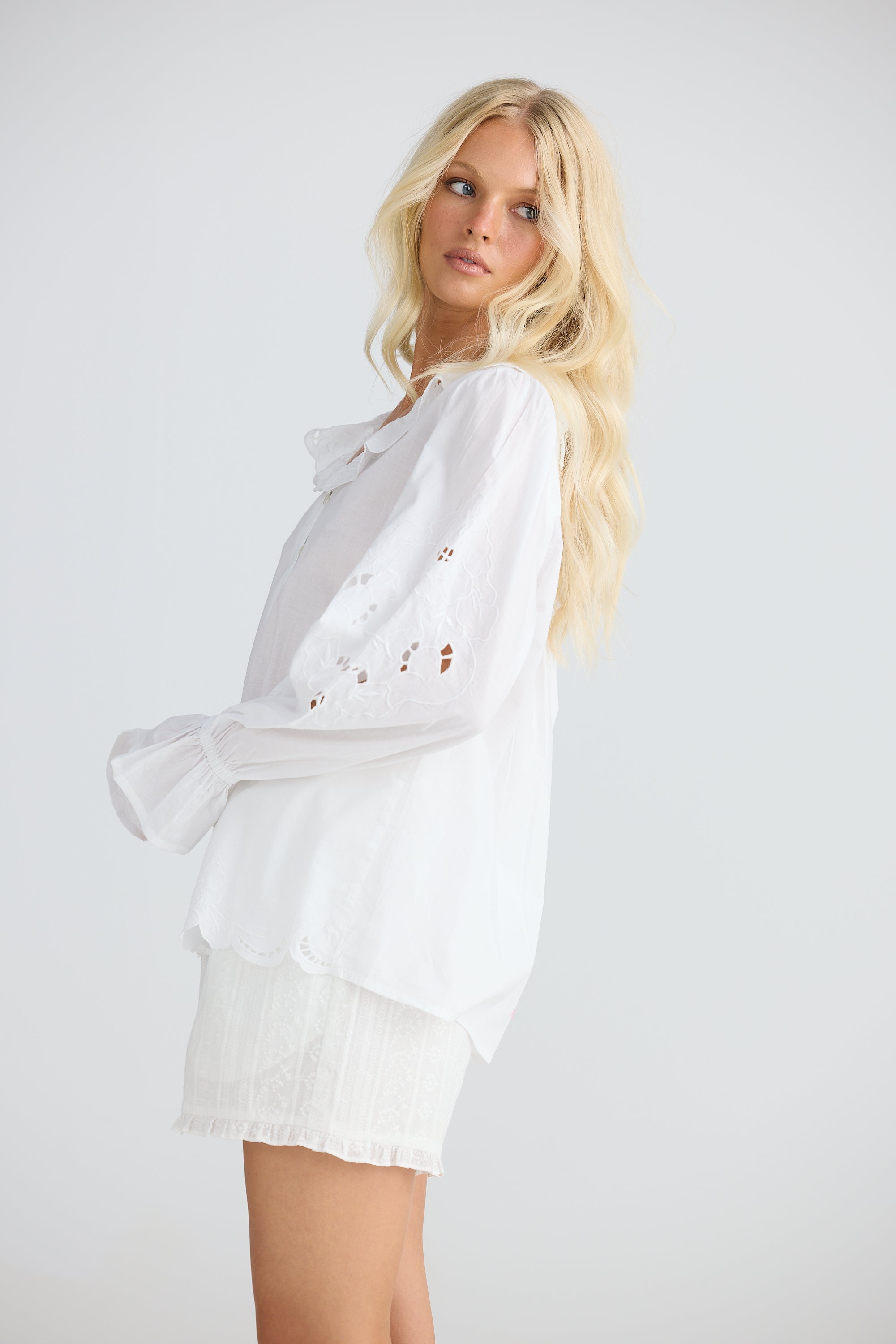 TALISMAN Sonnet Shirt WHITE