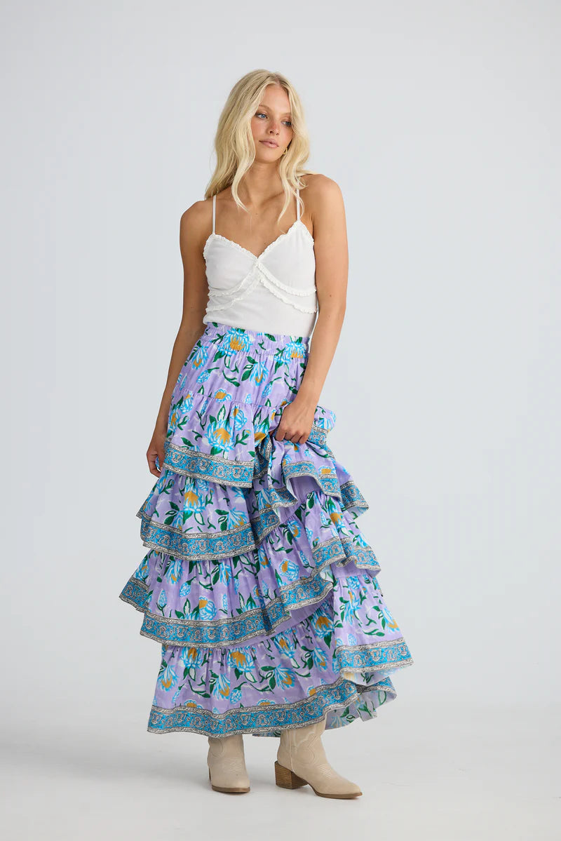 TALISMAN Silvana Skirt LILAC LOTUS