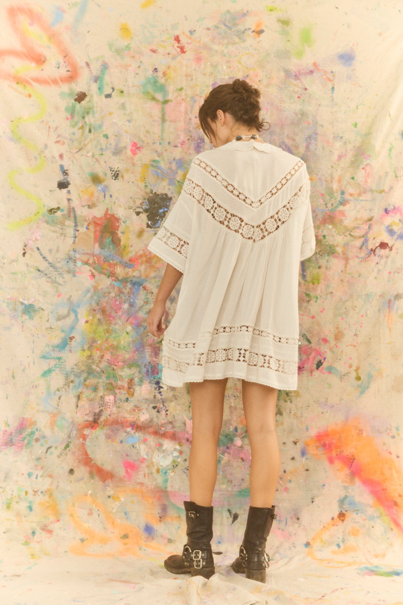 KINGA CSILLA Tessera Nola Button Down Dress