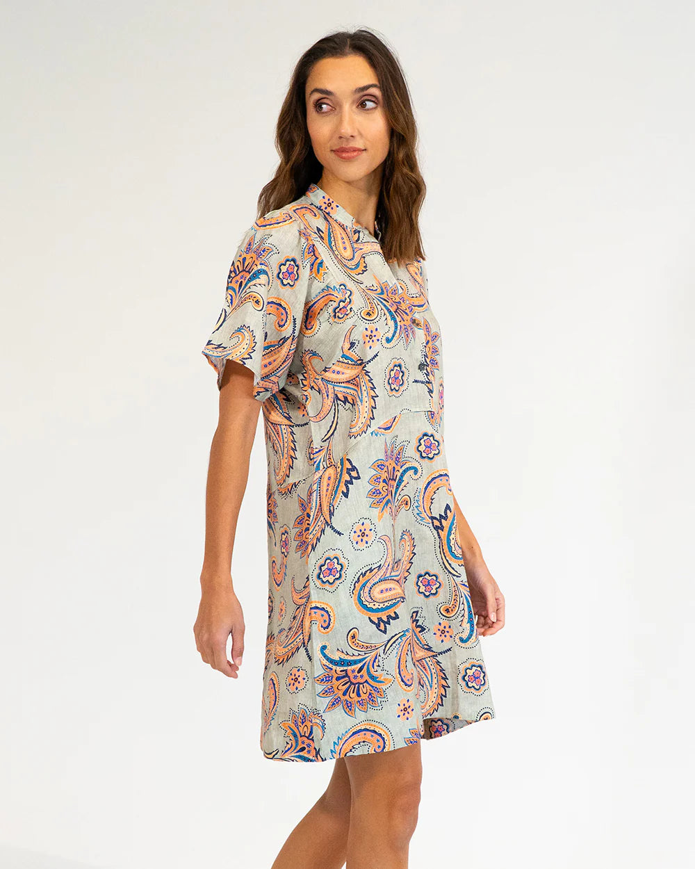 E+K Ticino Mini Dress PAISLEY