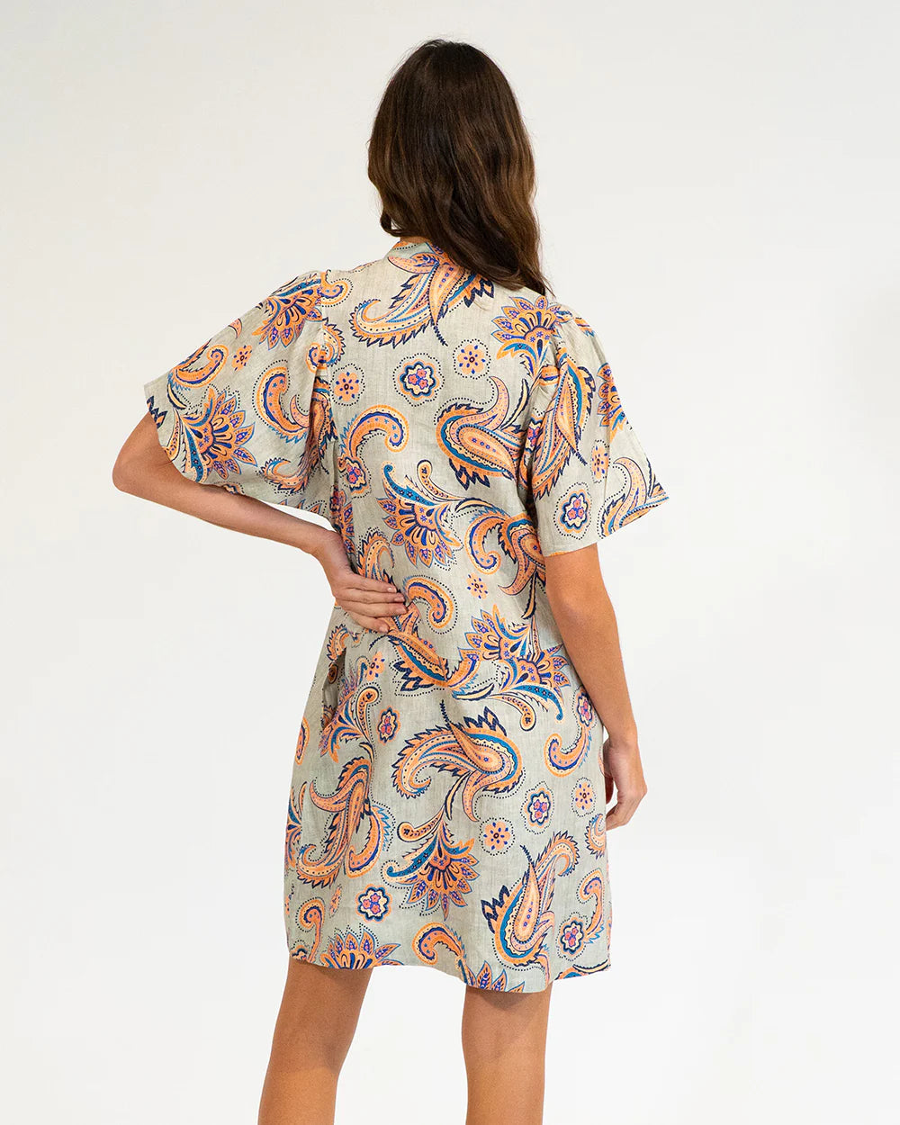 E+K Ticino Mini Dress PAISLEY