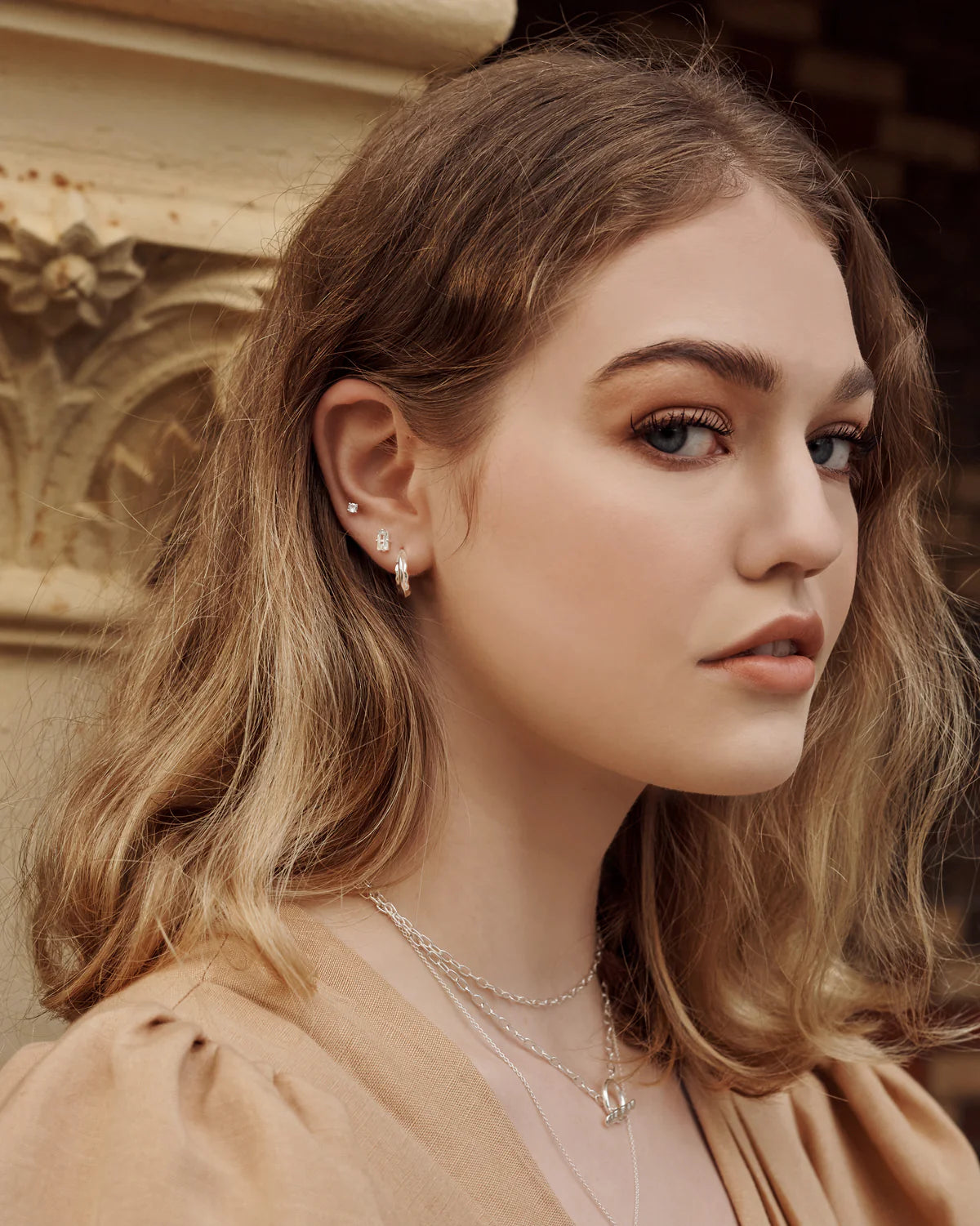 MURKANI Vintage Hoops Small SILVER