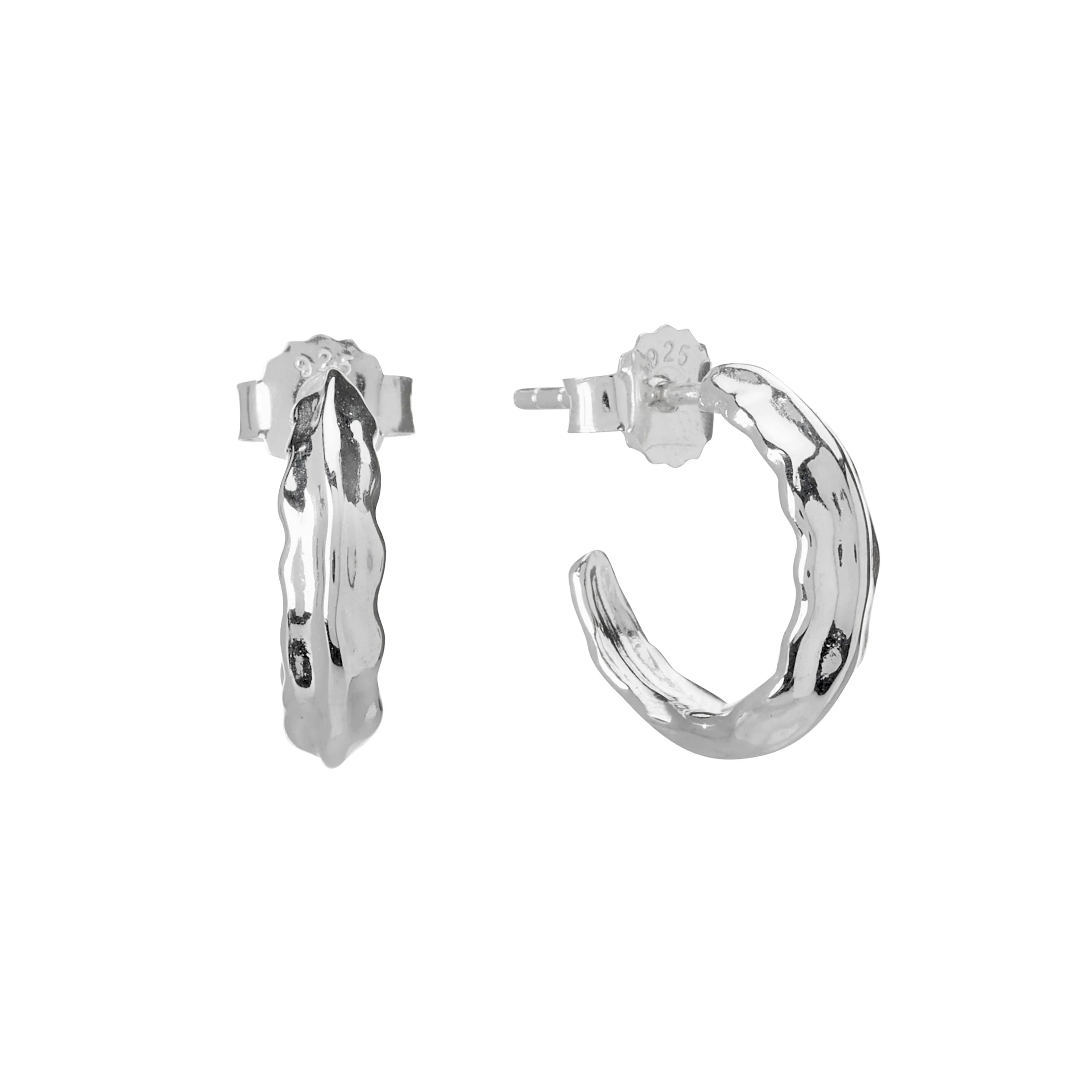 MURKANI Vintage Hoops Small SILVER