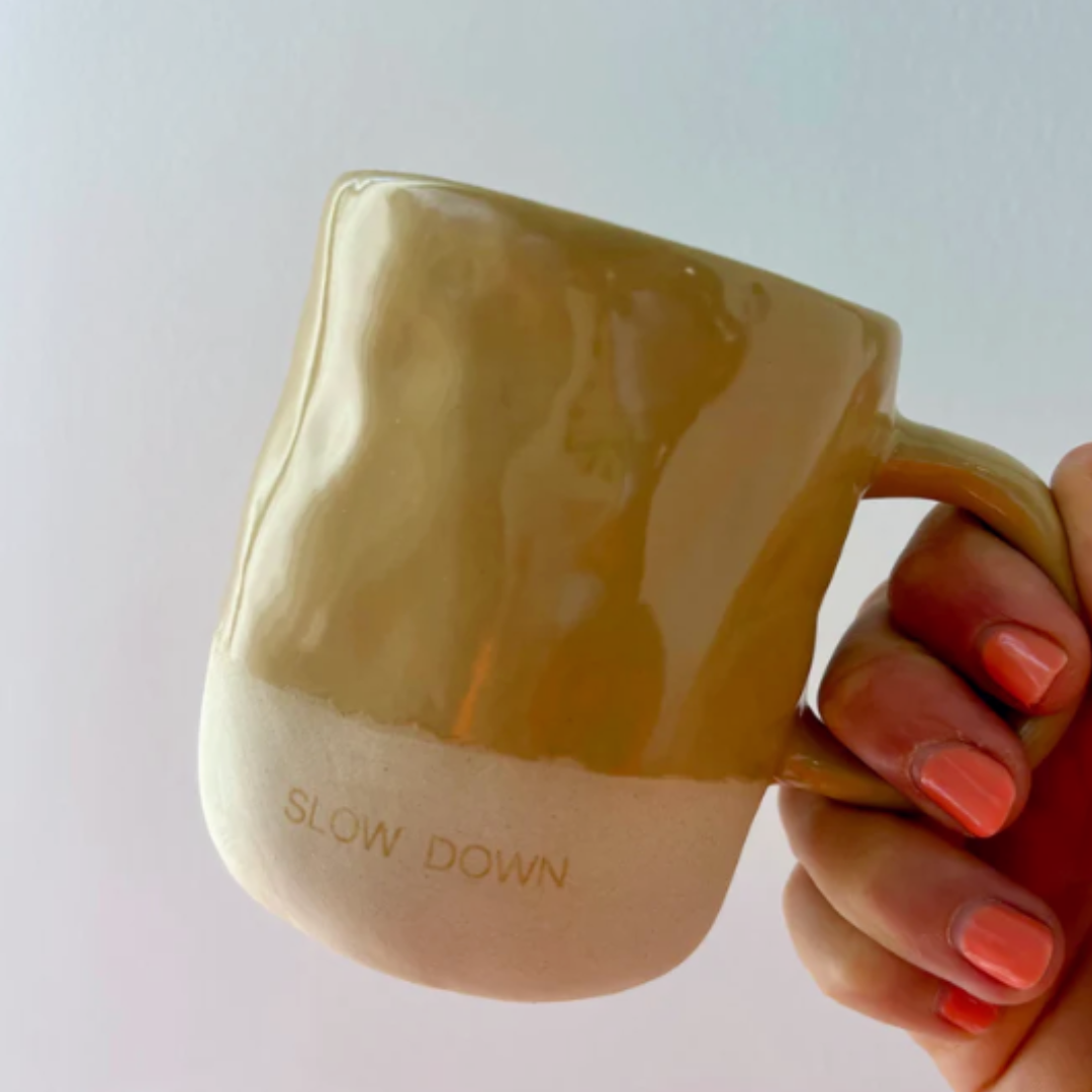 FRENCH BAZAAR Slow Down Mug