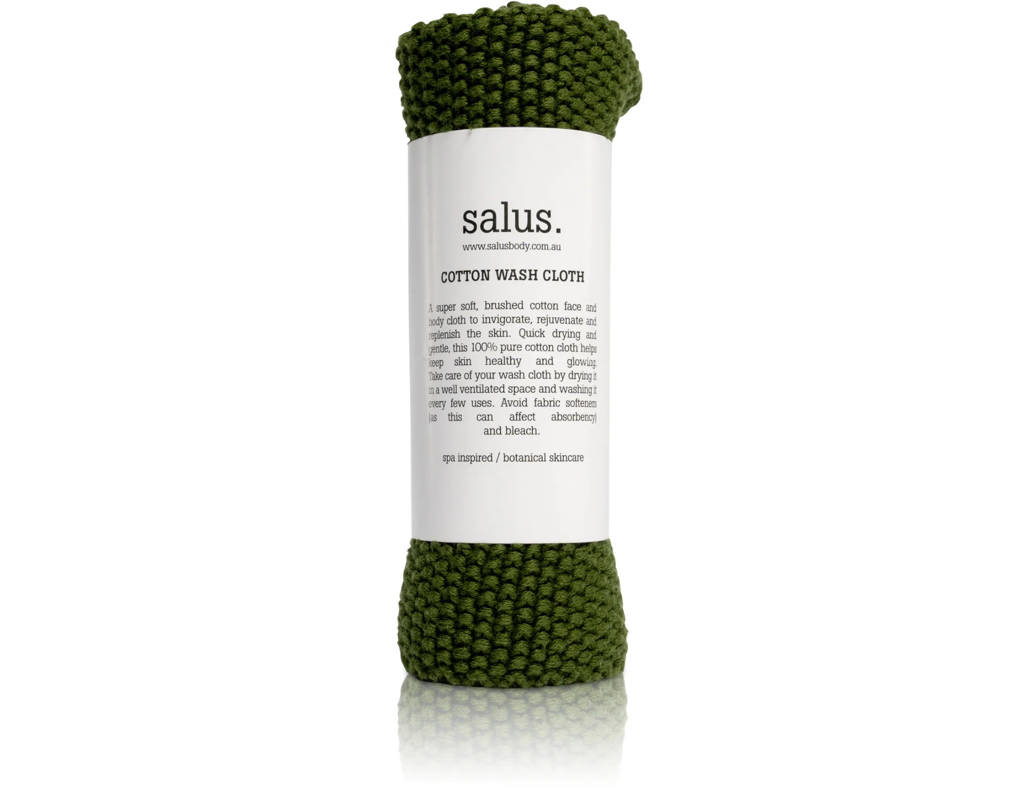 SALUS Cotton Wash Cloth GREEN