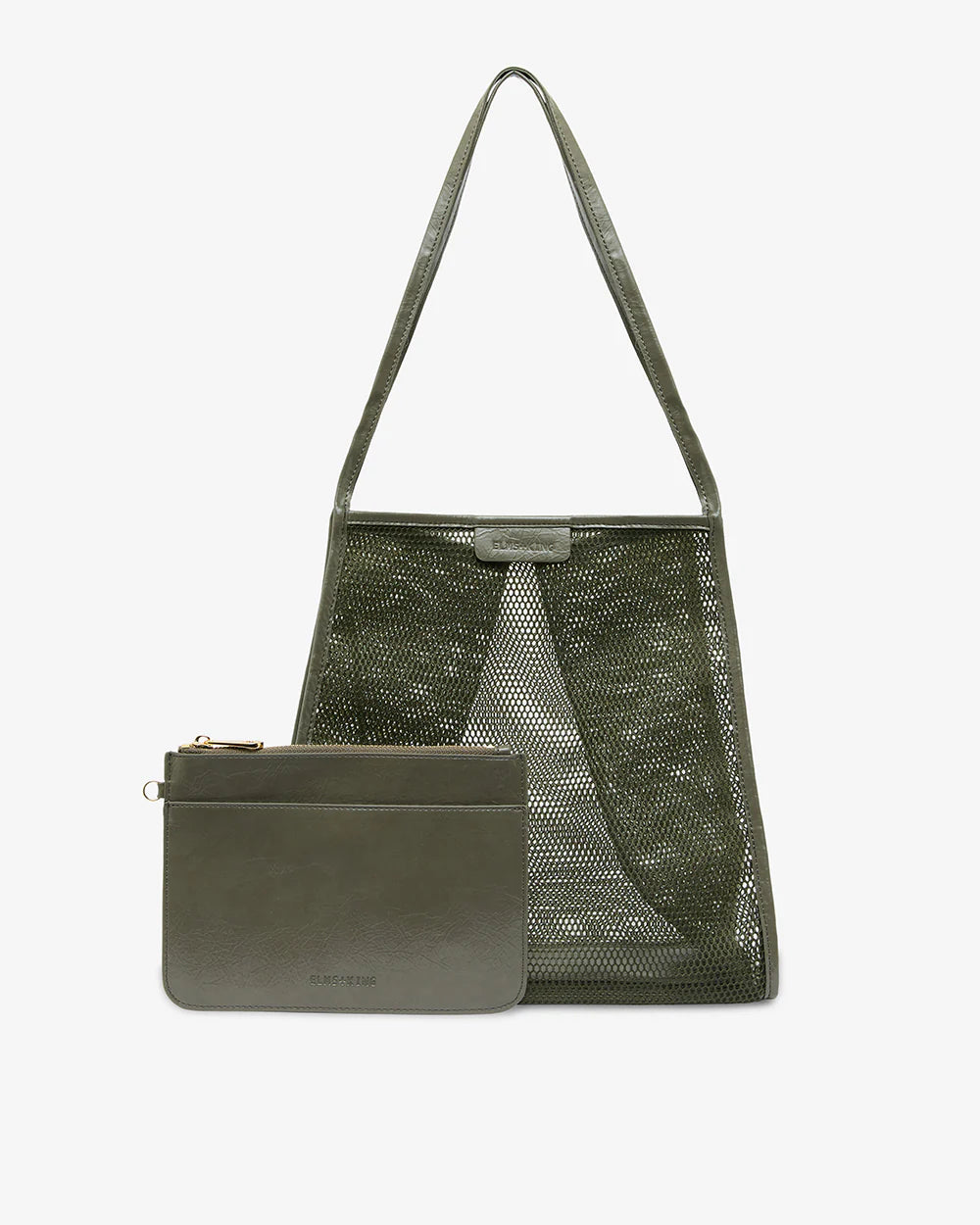 Elms & King Zanzibar Bag KHAKI MESH