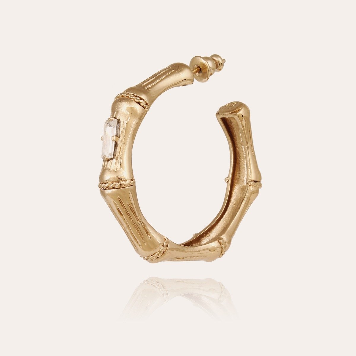 GAS BIJOUX Bamboo Hoops GOLD