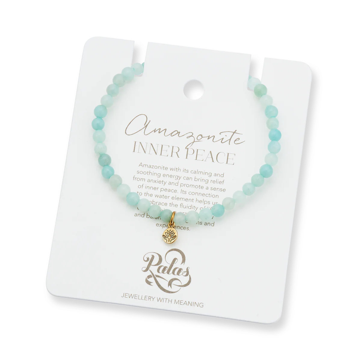 PALAS Healing Gem Bracelet AMAZONITE