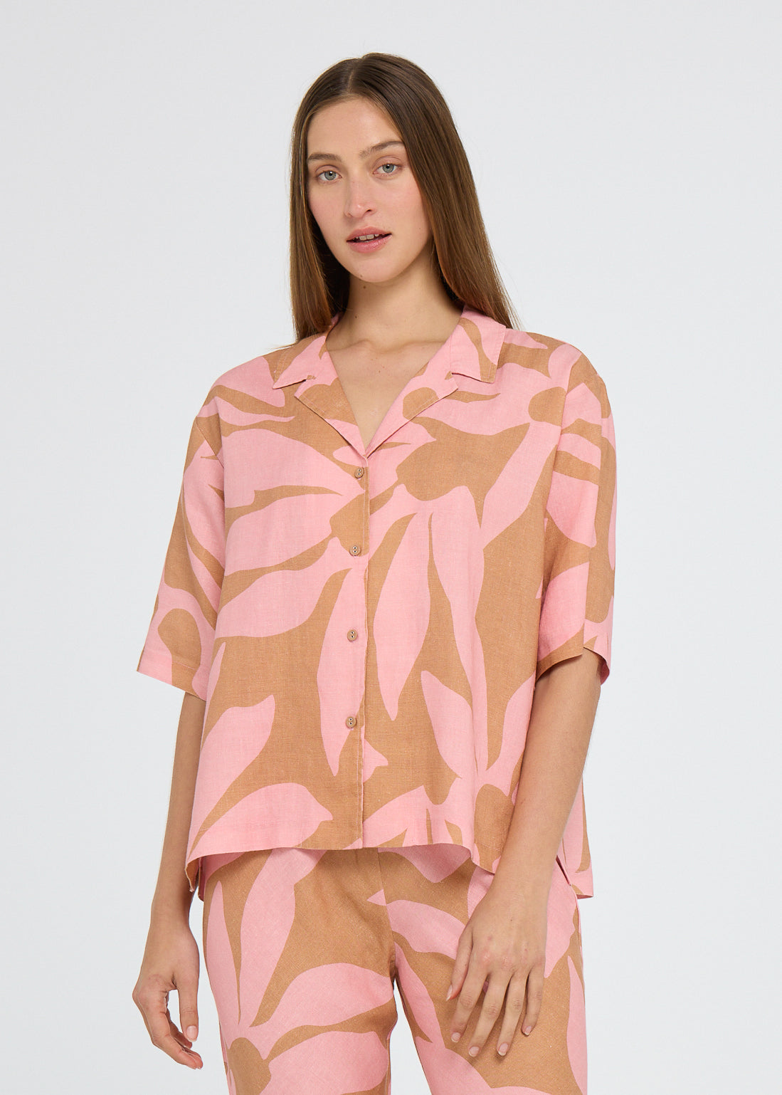 PIPPA RIDLEY Angie Shirt SUNDIAL BISCUIT