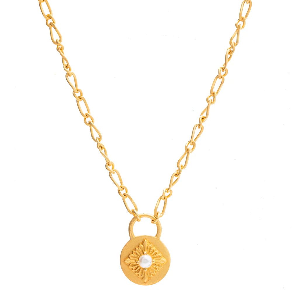 RT24 Arabesque Necklace CABOCHON PEARL