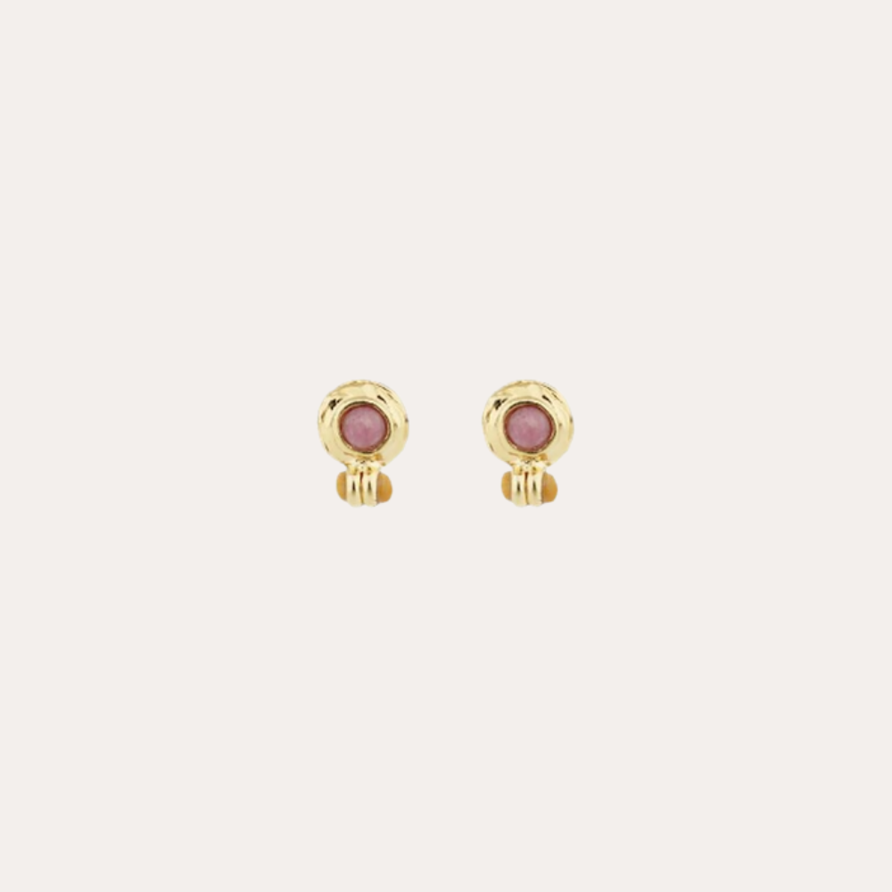 GAS BIJOUX Amarante Stud Earrings PINK