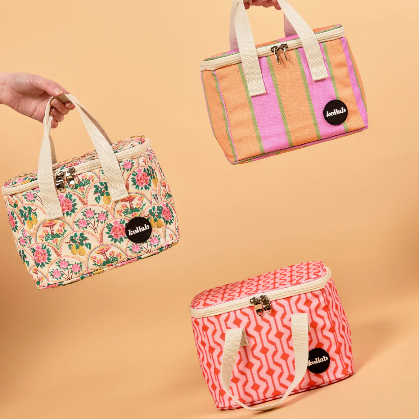 KOLLAB Lunch Box CHERRY ZIG ZAG