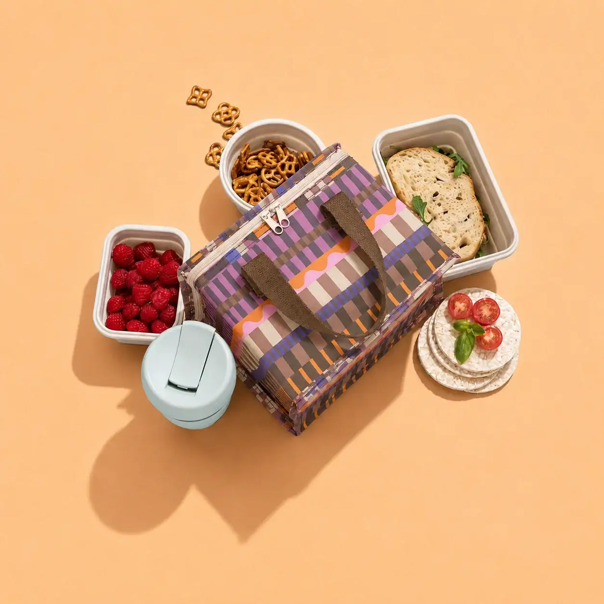KOLLAB Lunch Box CARNIVAL STRIPE