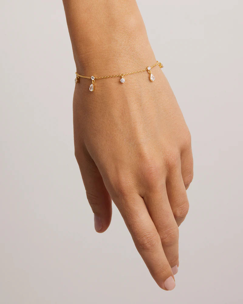 By Charlotte No Rain No Flowers Bracelet GOLD