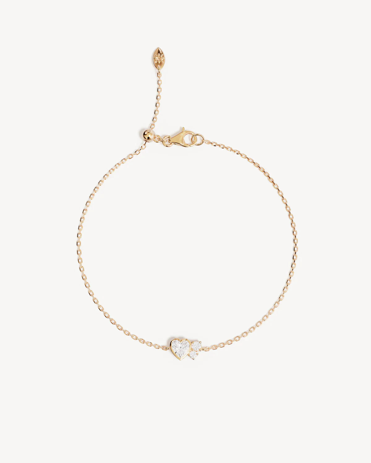 By Charlotte Dream Lover Heart Bracelet GOLD