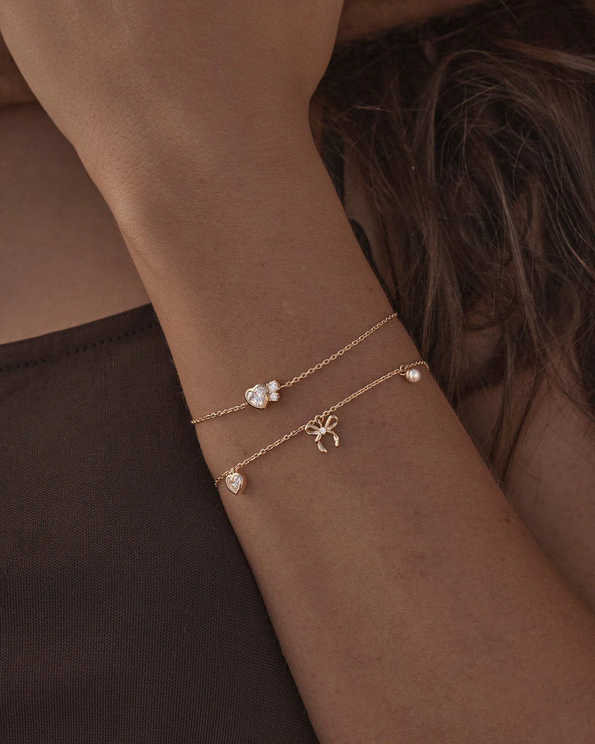 By Charlotte Dream Lover Heart Bracelet GOLD