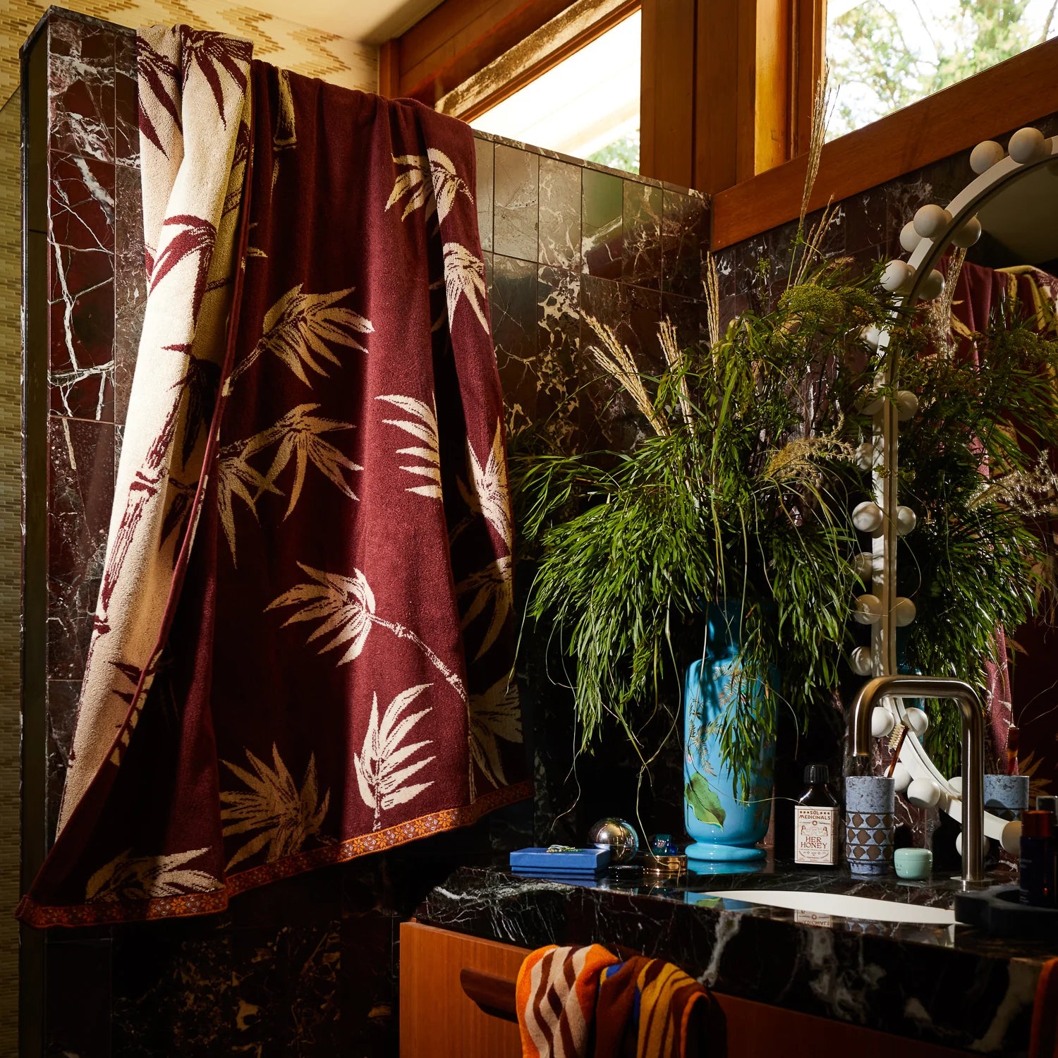 SAGE & CLARE Aneta Bath Sheet ROSEWOOD