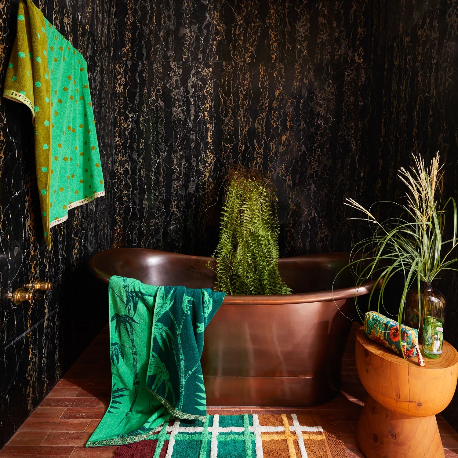 SAGE & CLARE Paige Bath Sheet JUNIPER