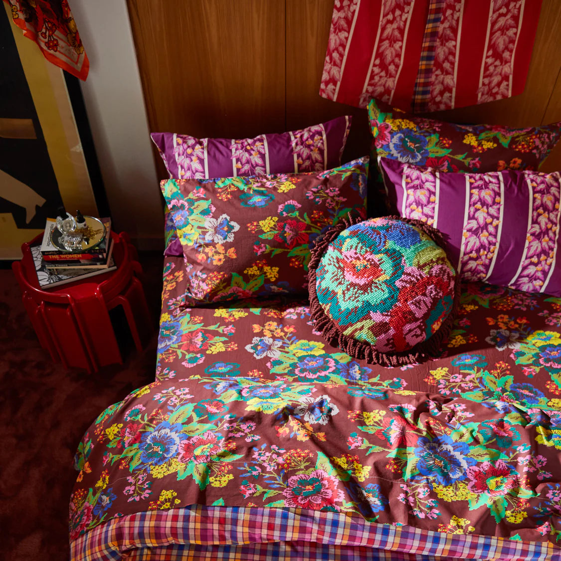 SAGE X CLARE Zita Cross Stitch Cushion