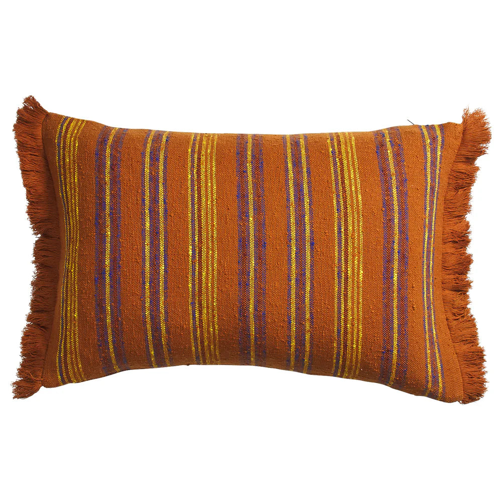 SAGE X CLARE Nicolette Woven Cushion RUSSET