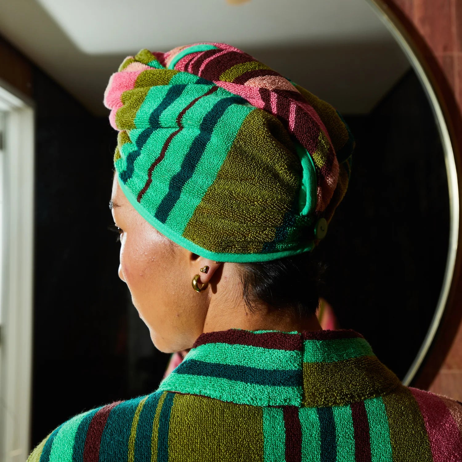 SAGE & CLARE Nicolette Hair Wrap JUNIPER