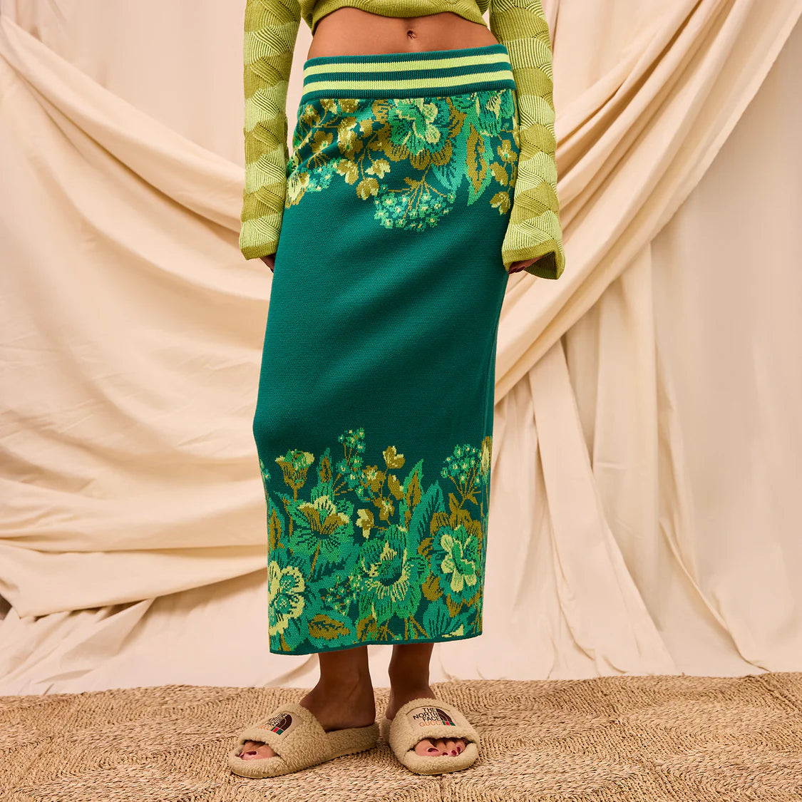 SAGE X CLARE Eliza Knit Maxi Skirt