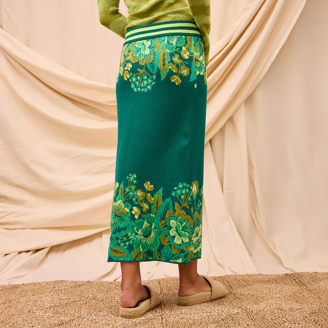 SAGE X CLARE Eliza Knit Maxi Skirt