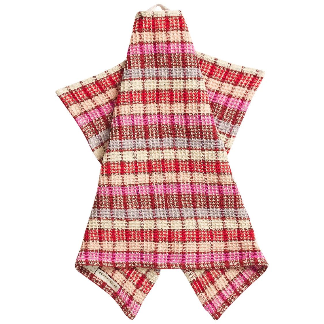SAGE X CLARE Stela Check Tea Towel PANSY