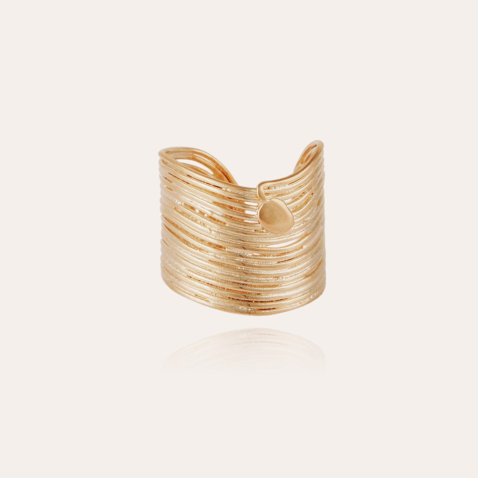 GAS BIJOUX Wave Ring GOLD