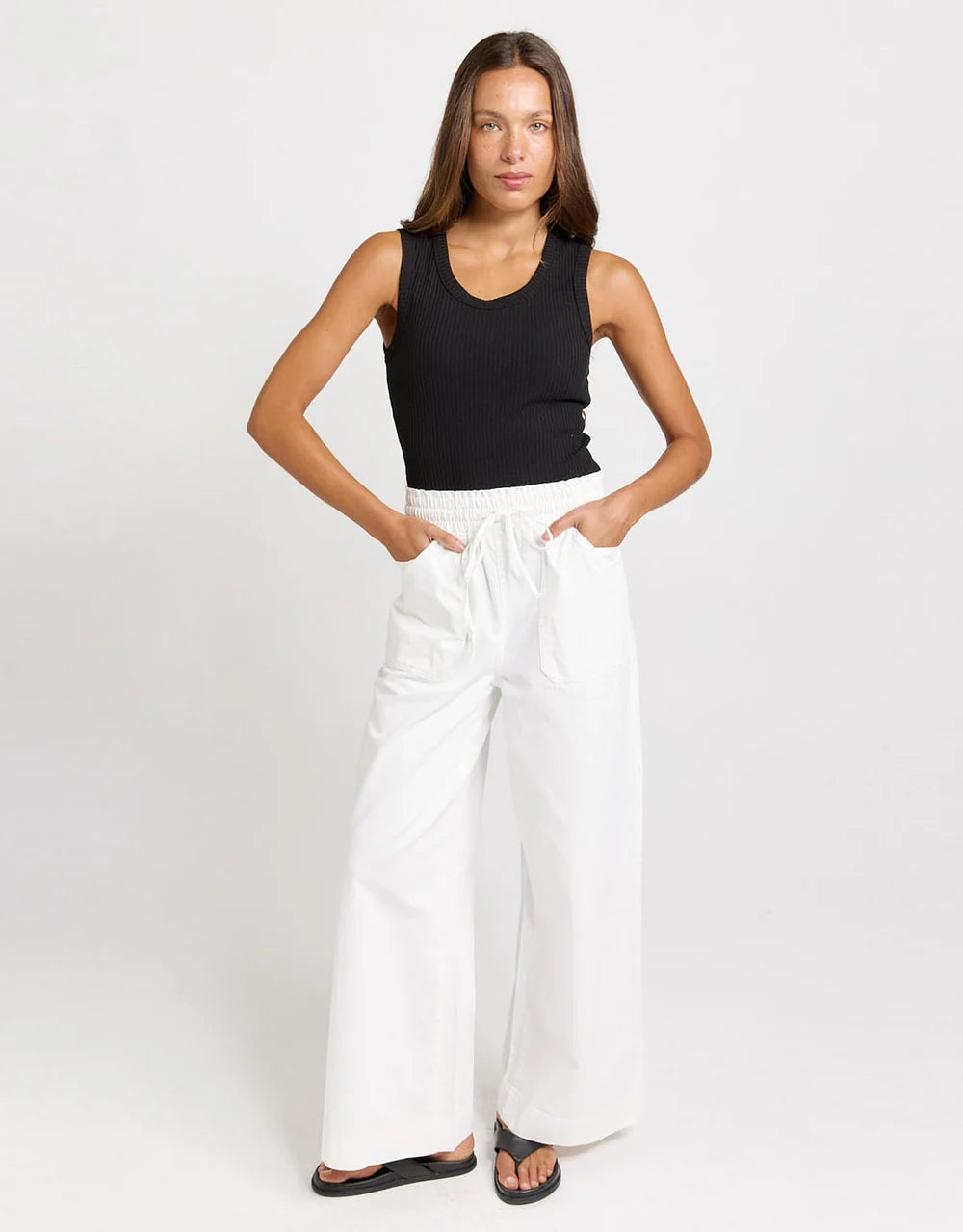 BETTY BASICS Saffra Relax Jean WHITE