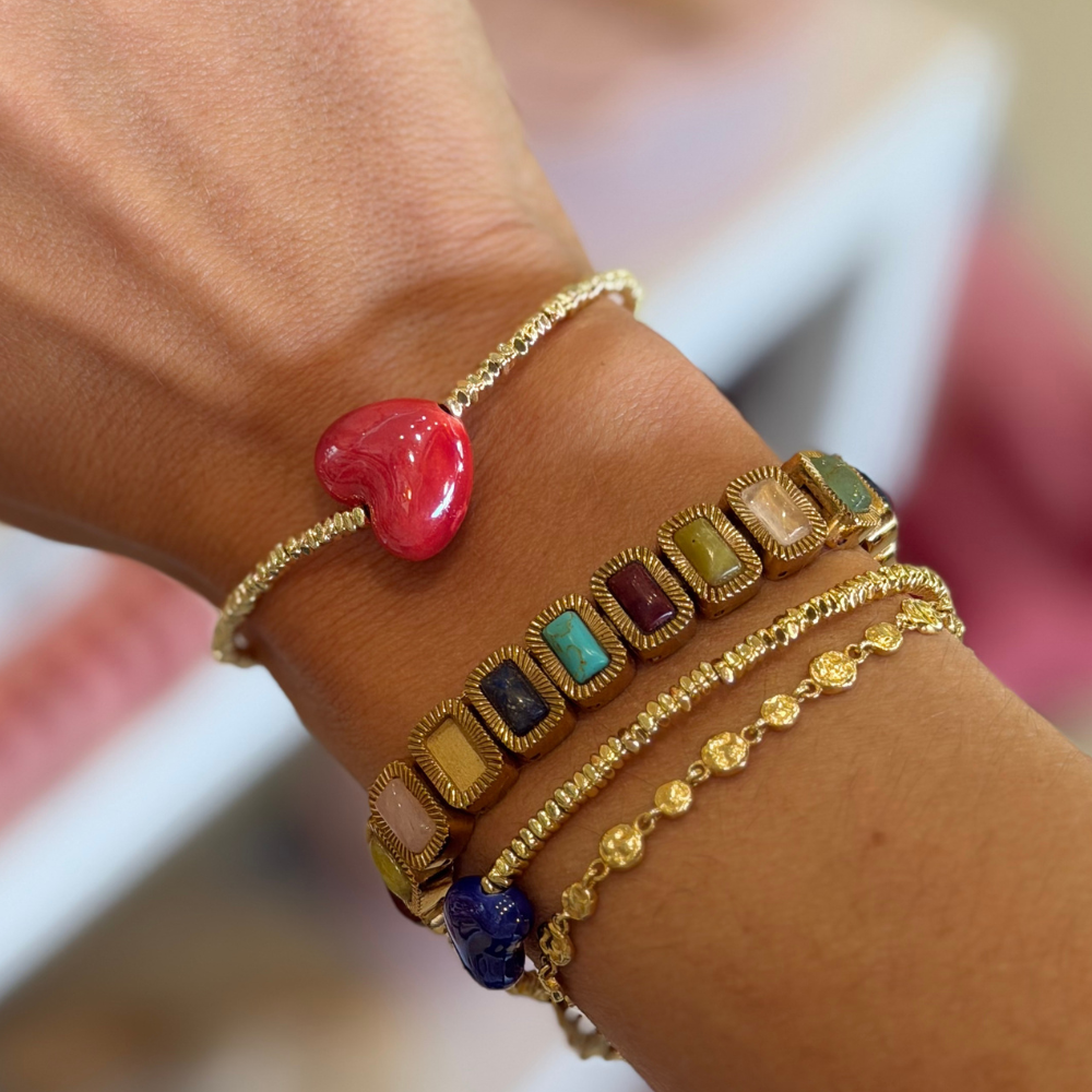 HEI TAI Gold Bracelet BIG LOVE