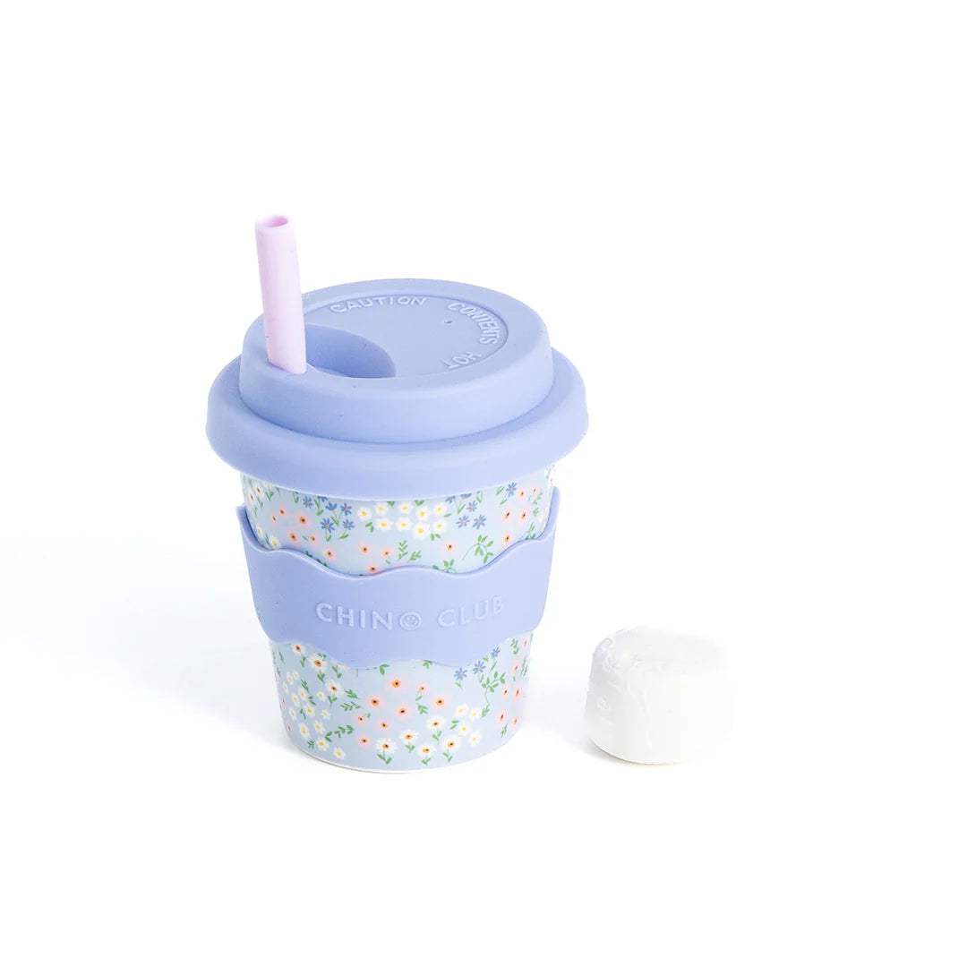CHINO CLUB Baby Chino Cup 4oz BLUE FLORAL