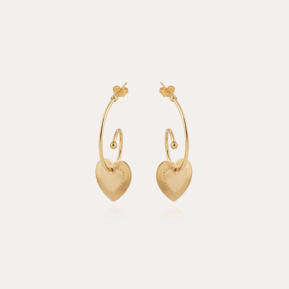 GAS BIJOUX Celine Heart Earrings