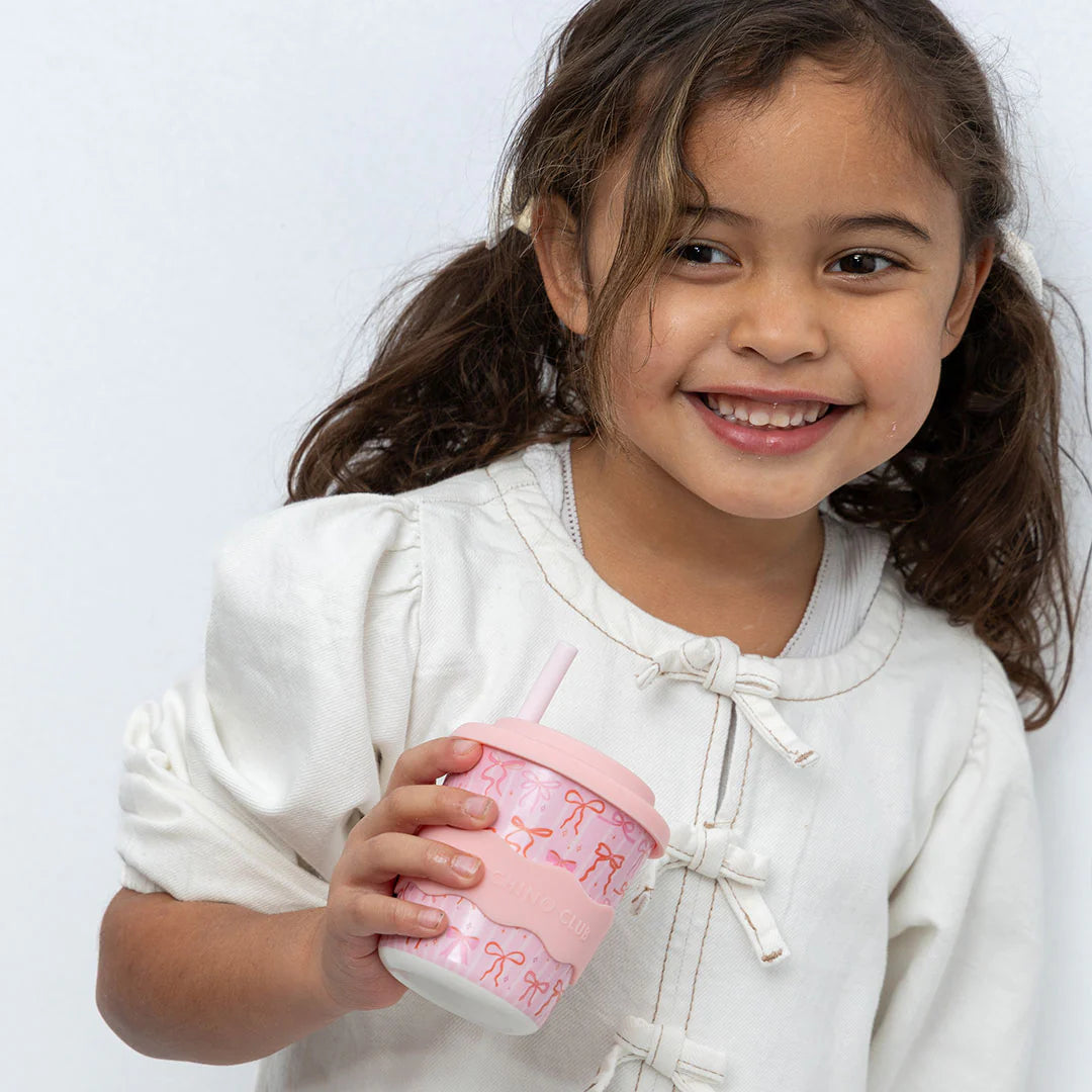 CHINO CLUB Kids Keep Cup 8oz BOWS